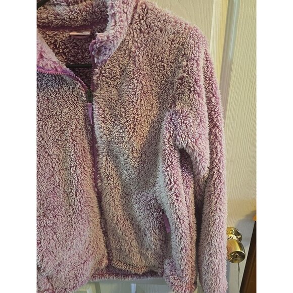 32 Degrees Heat Jacket Junior Girls Fuzzy Pink Full Zip Jacket. Large 14/ 16. - Picture 3 of 14